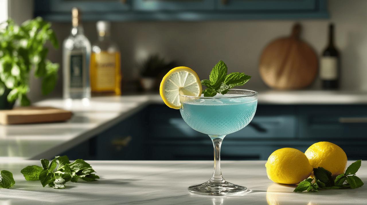 Surprenez vos Invites avec un Cocktail Bleu Electrique